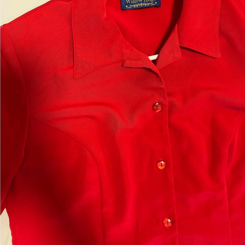 Willow Ridge Scarlet Blouse